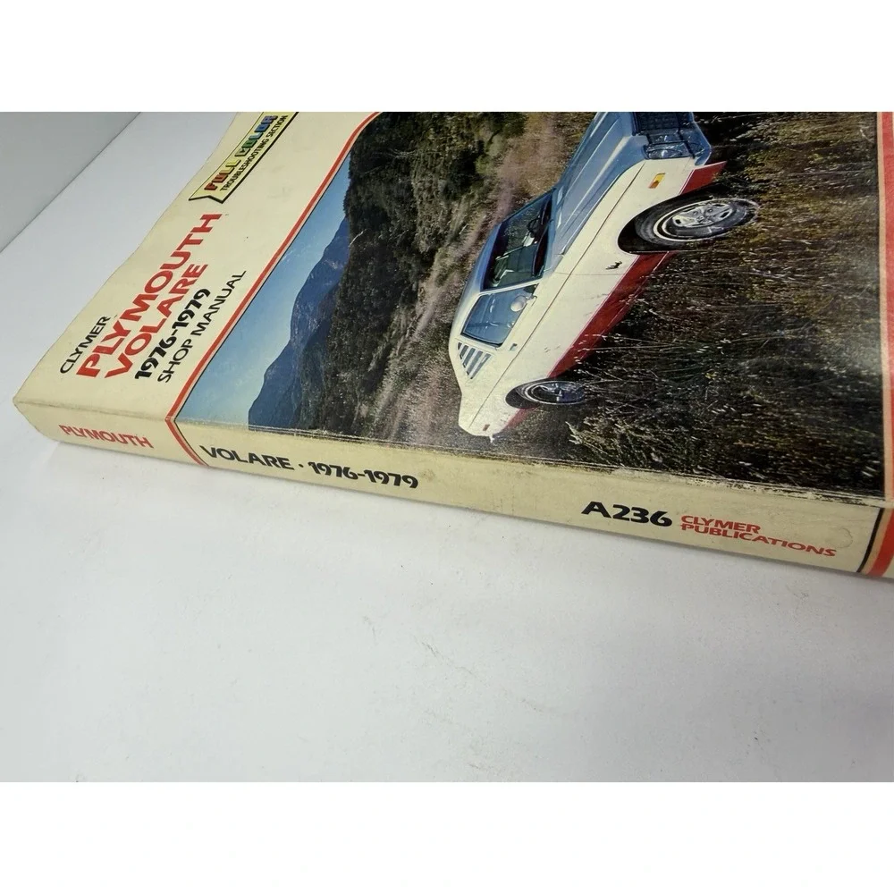 Clymer Auto Repair Shop Manual for Plymouth Volare 1976-79 A236 Dodge Aspen